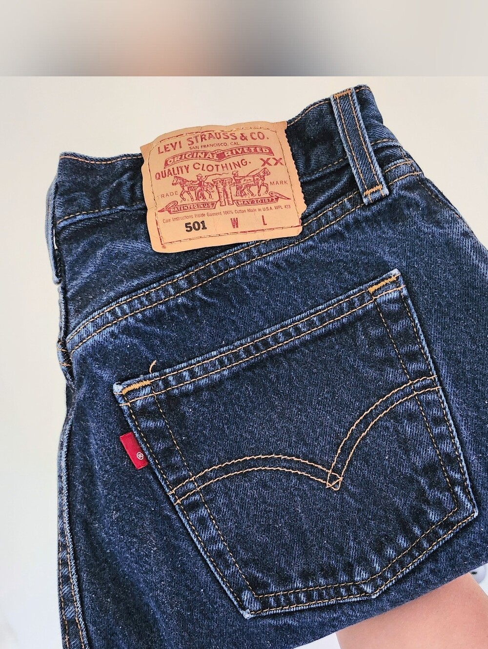 VTG 90s/Y2K Levi's 501 For Women High Rise Jeans Made in USA Rare Blank Tab